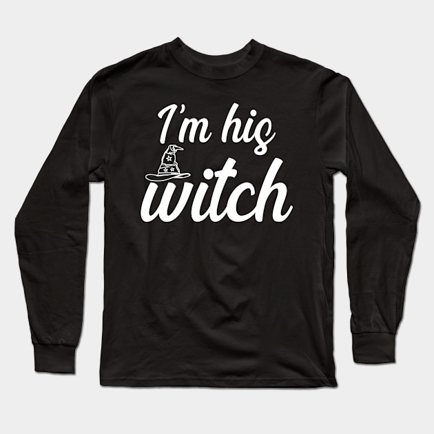 I'm His Witch Long Sleeve T-Shirt by CoApparel